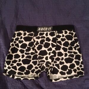 Brand new Black and White Cow Print Men's Briefs